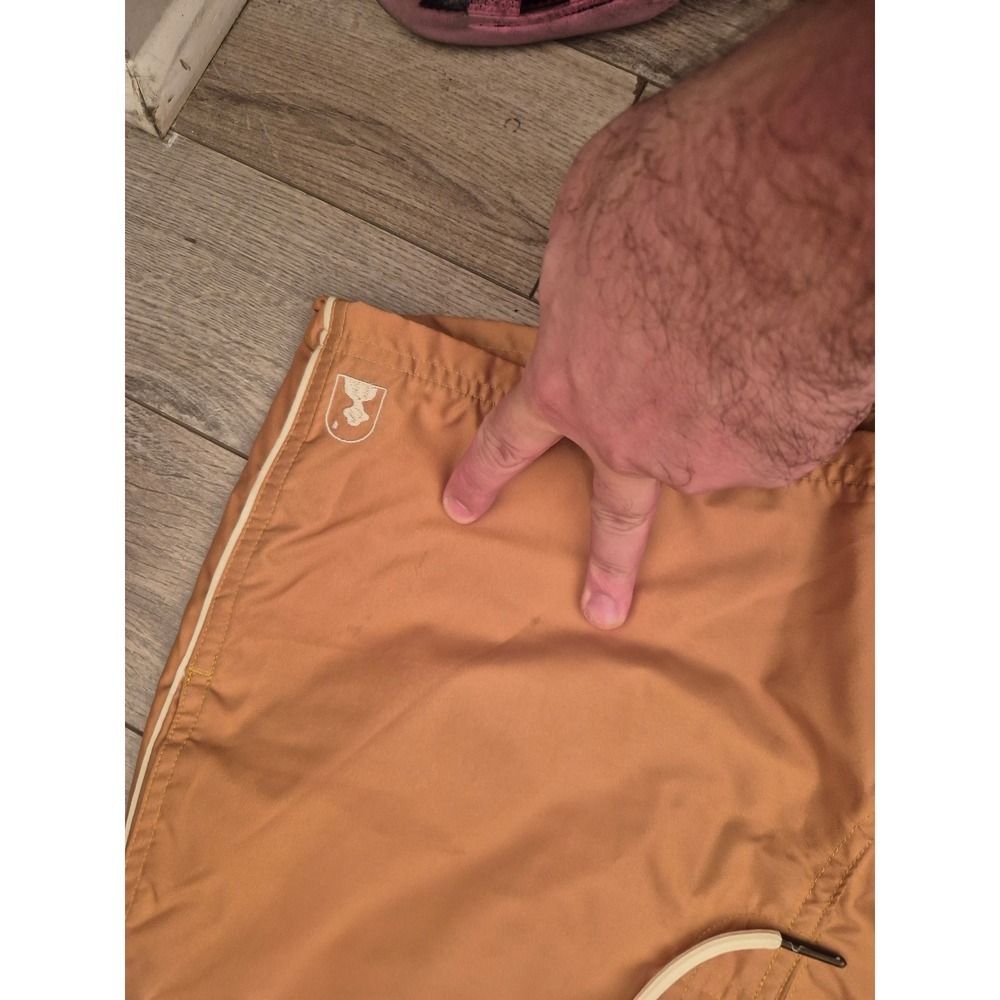 Dandy Del Mar Mens Bronze Orange Lace Up Swim Trunks Board Shorts Size 32 - Picture 5 of 11